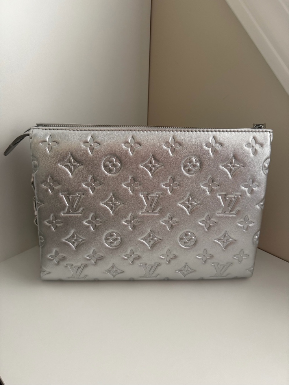 LV silver Coussin PM